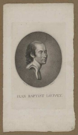 Bildnis des Iean Baptist Louvet
