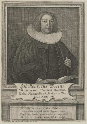 Bildnis des Joh. Henricus Frisius