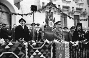 Craiova: Es spricht Professor Mihail Antonescu [Außenminister]