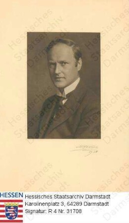Carrière, Paul (1887-1929) / Porträt, Brustbild, vorblickend, leicht linksgewandt