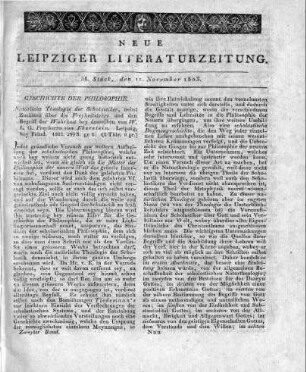 1803-11-11 : 58. Stück