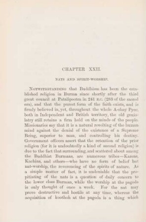 Chapter XXII. Nats ans spirit-worship