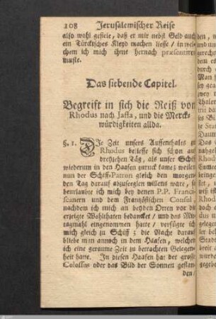 Das siebende Capitel.