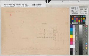Münster (Münster) Erweiterung des Anatomischen Instituts der Universität Grundriß Untergeschoß 1913 1 : 250 31 x 44 Pause Stadtbauverwaltung Staatshochbauamt Münster
