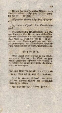 13-15, Schöne Wissenschaften, alte und neue Sprachen und Literatur
