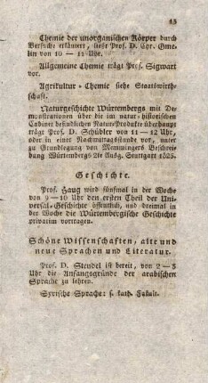 13-15, Schöne Wissenschaften, alte und neue Sprachen und Literatur