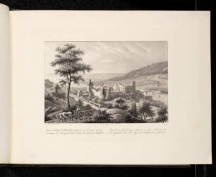 Heidelberg, Schloss, Stadt und Alte Brücke von Südosten