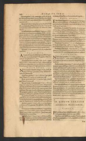In Librum Tertium Adversus Marcionem