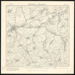Meßtischblatt 92.(3003) : Rückersdorf (Sächs.) - Ronneburg (Preuß.), 1918 : Rückersdorf (Sächs.) - Ronneburg (Preuß.). - Aufgen. 1906, hrsg. 1909, einz. Nachtr. 1918. - 1:25000. - Leipzig, 1918. - 1 Kt.