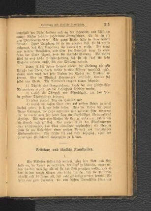 Beitstanz und ähnliche Krankheiten.