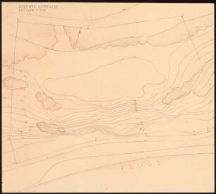 Jugenderholungsheim Schinkelwettbewerb 1943: Lageplan 1:500 (Wettbewerbsunterlagen)