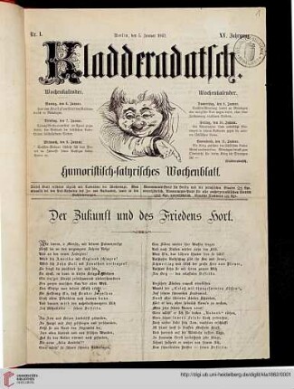 Hefte 1-4, Januar 1862