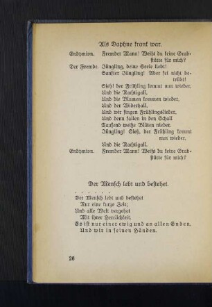Als Daphne krank war.