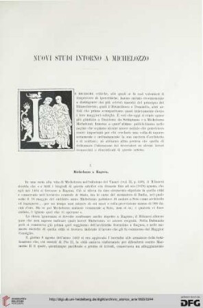 6: Nuovi studi intorno a Michelozzo, [1]