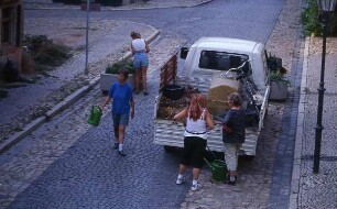 Quedlinburg - Arbeitsbrigade : Arbeitsbrigade. Aufgenommen in Quedlinburg ca. 2004