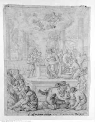 Concorso Accademico Mai 1664: Opfer des Numa Pompilio, terzo premio