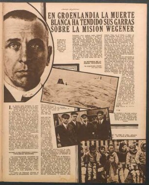 En Groenlandia la muerte blanca ha tendido sus garras sobre la misión Wegener