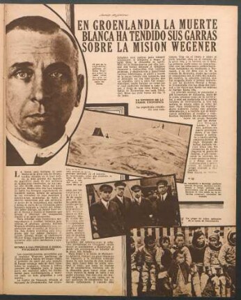 En Groenlandia la muerte blanca ha tendido sus garras sobre la misión Wegener