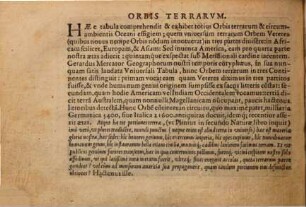Epitome Theatri Orteliani : Praecipuarum Orbis Regionum delineationes, minoribus tabulis expressas, breuioribusq́ue declarationibus illustratas, continens