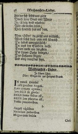 Weihnachts-Lieder.