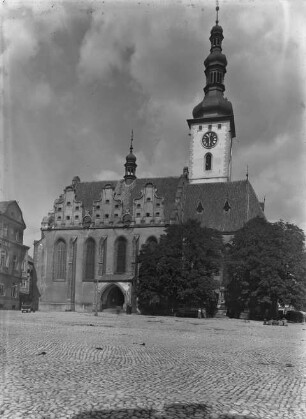 Stadtanlage, Katholische Kirche Verklärung Christi am Berge Tabor, Tabor, Tschechische Republik