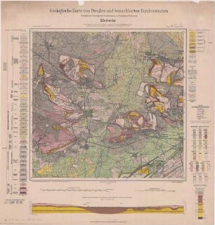Grad-Abtheilung 59, Blatt 28 [Neue Nr. 4449]: Klettwitz : geologische Karte
