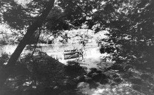 Löbau-Oppeln. Ehem. Mühle, Wehr