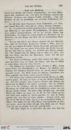 Jagd und Fischfang