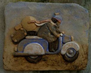 Solofahrt mit Motorroller
