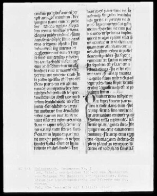 Lateinische Bibel, Ms. 4, folio 30 verso, Textseite mit Initiale Q(uod)