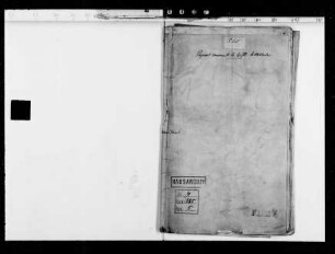 Ein Faszikel: Papiers concernants Ie + III. de Stockholm