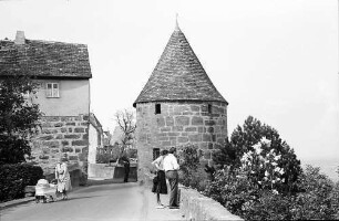 Waldenburg: Turm in der Stadtmauer