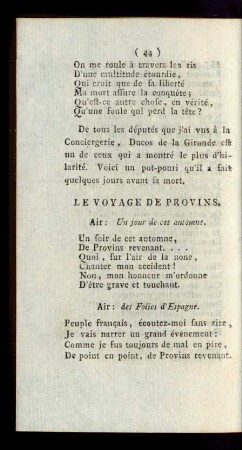Le Voyage De Provins.