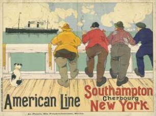 American Line. Southampton - Cherbourg - New York