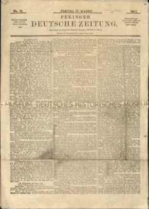 Pekinger Deutsche Zeitung, 1901 Nr. 11