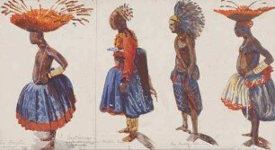 Graslandhäuptlinge in Festtracht : Fon Banjun (Dschang)