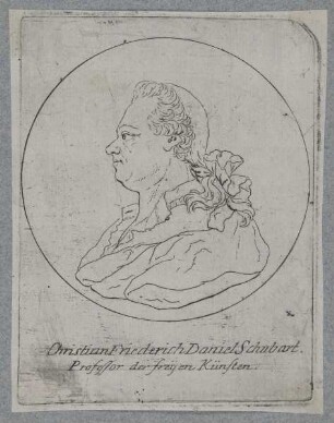 Bildnis des Christian Friederich Daniel Schubart