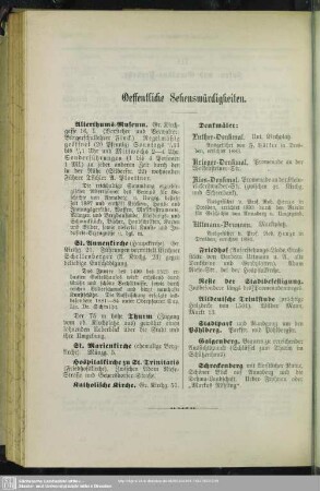 Oeffentliche Sehenswürdigkeiten