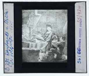 Rembrandt (Nachfolger), Der Goldwäger (Druck B281)