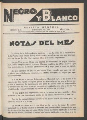 Notas del mes