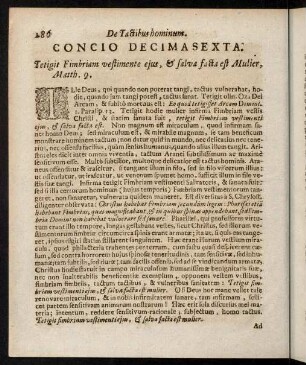 186-195, Concio Decima Sexta