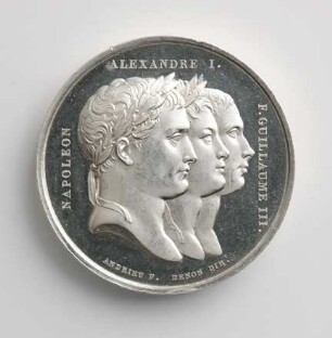 Medaille Napoleons auf den Frieden von Tilsit 1807