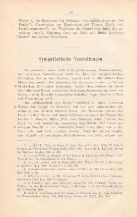 Sympathetische Vorstellungen