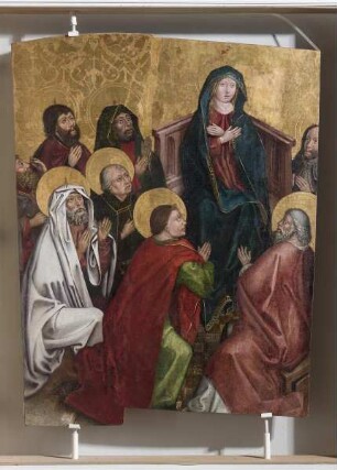Alsfelder Altar — Alsfelder Altarflügel — Maria als Königin der Apostel (Innenseite)