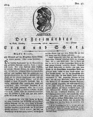 Nro. 27., Dienstag den 7. Februar