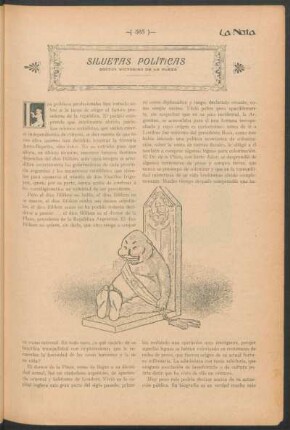 Siluetas políticas - Doctor Victorino de la Plaza