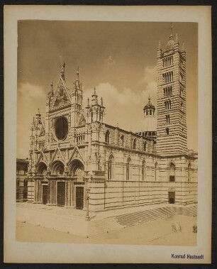 Dom Santa Maria Assunta, Siena: Ansicht aus Südwesten