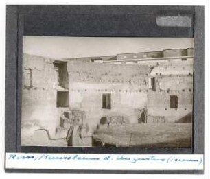 Rom: Mausoleum des Augustus, Innenansicht