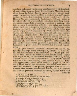 De Iudaeorum re scenica commentatio
