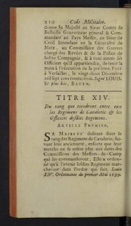 Titre XIV.